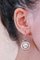 Ohrringe mit Smaragden, Diamanten, Steinen, Roségold und Silber, 1960er, 2 . Set 5