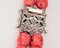 Coral, Diamonds, Rose Gold and Silver Necklace 3
