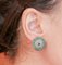 Emeralds, Diamonds, Rose Gold and Silver Earrings, Set of 2, Image 5