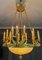 Large Empire Style Alabaster and Bronze 16-Light Chandelier, 1890s 5