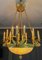 Large Empire Style Alabaster and Bronze 16-Light Chandelier, 1890s, Image 5