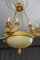 Large Empire Style Alabaster and Bronze 16-Light Chandelier, 1890s 9