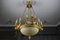 Large Empire Style Alabaster and Bronze 16-Light Chandelier, 1890s 2