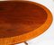 Vintage Oval Tilt Top Dining Table in Mahogany by William Tillman, 1980s 5
