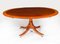 Vintage Oval Tilt Top Dining Table in Mahogany by William Tillman, 1980s, Image 3