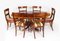 Mesa de comedor vintage ovalada con tablero inclinable de caoba de William Tillman, años 80, Imagen 2