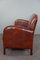 Art Deco Two Seater Sofa in Sheep Leather, Image 4