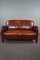 Art Deco Two Seater Sofa in Sheep Leather 1