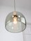 Mid-Century Italian Glass and Brass Pendant Lamp 3