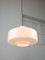 Mid-Century Italian White Glass and Brass Pendant Lamp 7