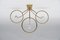 Mid-Century Moder 3-Light Wall Lamp, 1960s, Image 8