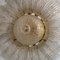 Mid-Century Modern Ceiling Lamp in Brass and Murano Glass by Barovier & Toso, 1980 11