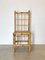 Table and Chairs in Wicker and Bamboo, Set of 5 15