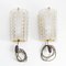 Sconces in Glass & Brass by Carl Fagerlund for Orrefors, Sweden, 1960s, Set of 2, Image 4