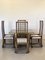 Rush and Bamboo Chairs, 1970s, Set of 4, Image 17