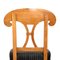 Biedermeier Chairs in Walnut, Set of 4 6