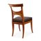 Biedermeier Chairs in Cherry and Birch, 1820, Set of 6 3