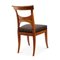 Biedermeier Chairs in Cherry and Birch, 1820, Set of 6, Image 3