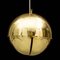 Adjustable Spherical Lamp in Brass from Münchner Werkstätten, Germany, 1970s 2