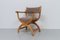 Vintage Danish Kurul Armchair in Oak by Henning Kjærnulf, 1960s, Image 8