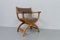 Vintage Danish Kurul Armchair in Oak by Henning Kjærnulf, 1960s 7