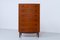 Vintage Danish Curved Front Teak Dresser, 1960s 1