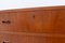 Vintage Danish Curved Front Teak Dresser, 1960s 12