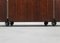 Dry Bar Cabinet with Wheels in Wood and Carrara Marble, 1960, Image 6