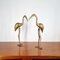 Brass Flamingo Statues, Italy, 1970s, Set of 2 5