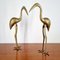 Flamingo Statuen aus Messing, Italien, 1970er, 2er Set 1