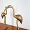 Brass Flamingo Statues, Italy, 1970s, Set of 2 4