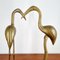 Flamingo Statuen aus Messing, Italien, 1970er, 2er Set 3