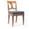 Biedermeier Chairs in Walnut, France, 1815, Set of 6 1