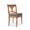 Biedermeier Chairs in Walnut, France, 1815, Set of 6 4