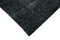 Grand Tapis Noir Surteint en Laine 6