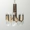 Vintage Chandelier in Sciolar Style, 1970s, Image 1