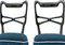 Vintage Italian Blue Velvet Dining Chairs in the style of Ulrich, 1950s, Set of 6 9