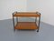 Minimalist Rollable Teak Serving Cart, 1960s 1