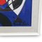 Aldo Gentilini, Composition, Acrylic Painting on Canvas, 1970s, Framed 10