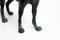 Art Deco Windhund Figur aus Bronze, 1950er 6