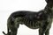 Art Deco Greyhound Figurine in Bronze, 1950s 7