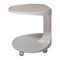 Space Age White Side Table, Image 1