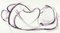 Alfred Fuchs, Lying Boy, 1996, Charcoal Drawing, Image 2