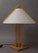 Lámpara de mesa danesa de roble Heller de Domus, años 80, Unkns, Imagen 7