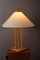 Lámpara de mesa danesa de roble Heller de Domus, años 80, Unkns, Imagen 10