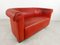 Red Leather Model Ds700 Sofa attributed to de Sede, 1990s, Image 1