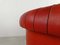 Red Leather Model Ds700 Sofa attributed to de Sede, 1990s 2