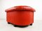 Red Leather Model Ds700 Sofa attributed to de Sede, 1990s 3