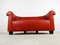 Red Leather Model Ds700 Sofa attributed to de Sede, 1990s 11