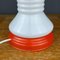 Vintage White Opaline Glass Table Lamp, Italy, 1970s, Image 7